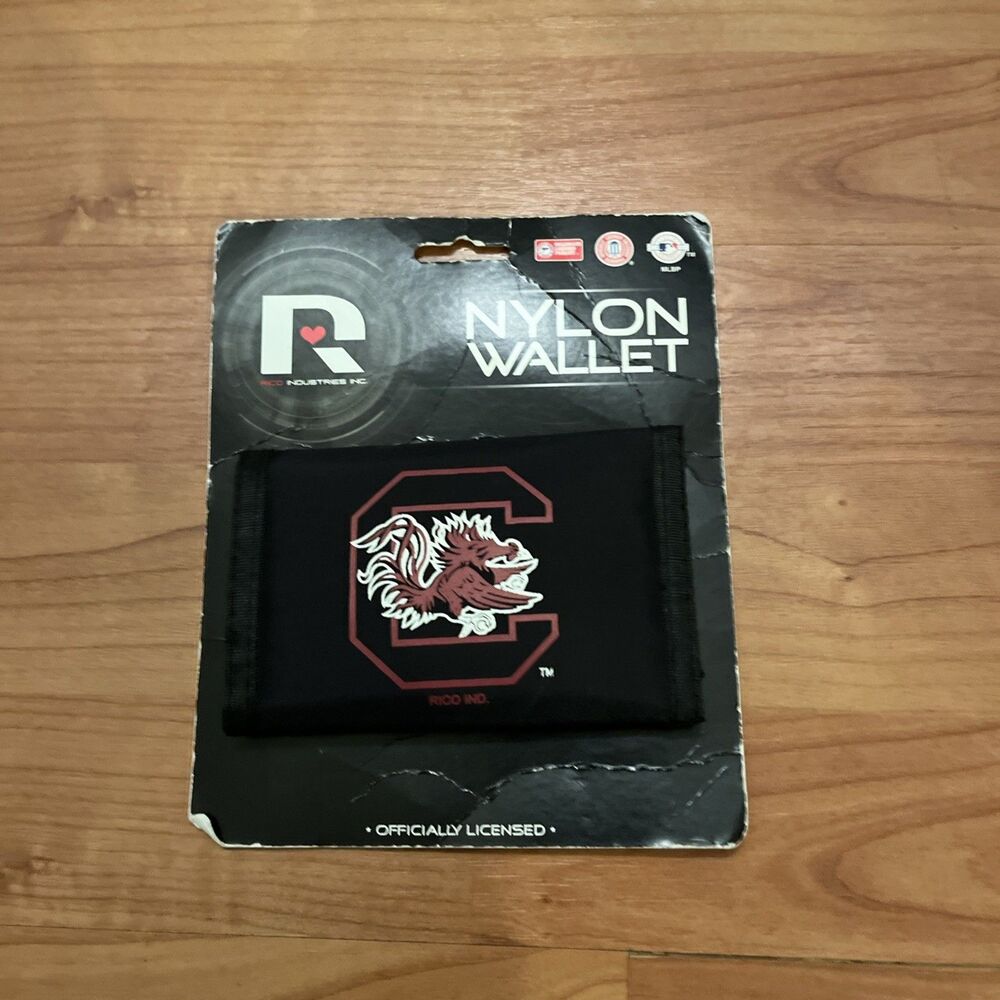 University Of South Carolina USC Gamecocks Nylon Tri-Fold Wallet Muticolor Rico